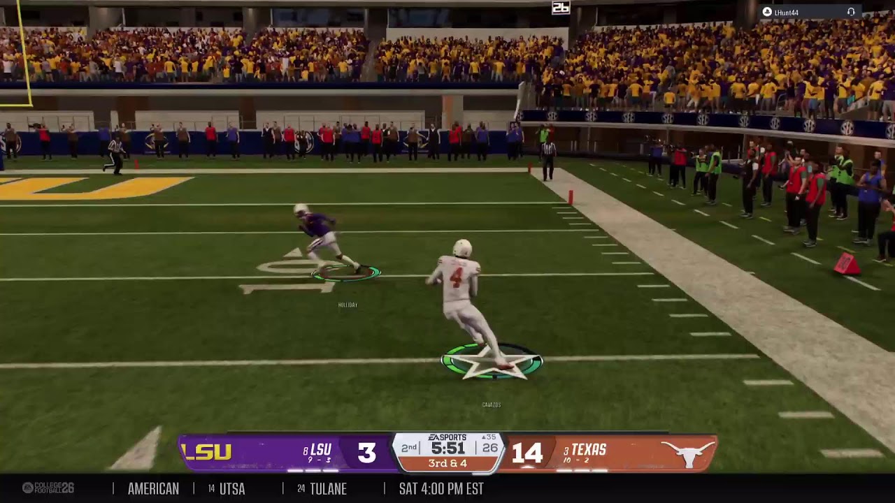 LED Dynasty: SEC Championship (8) LSU  vs (3) Texas