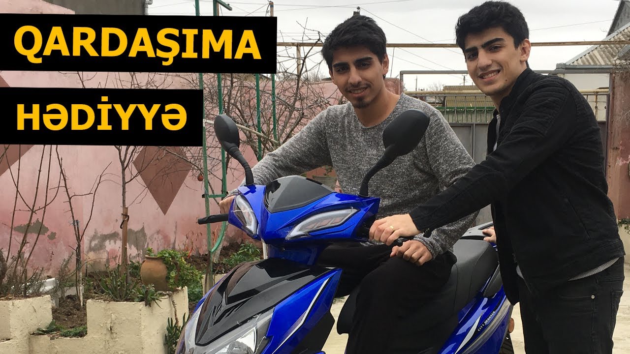 QARDAŞIMA MOPED ALDIM!
