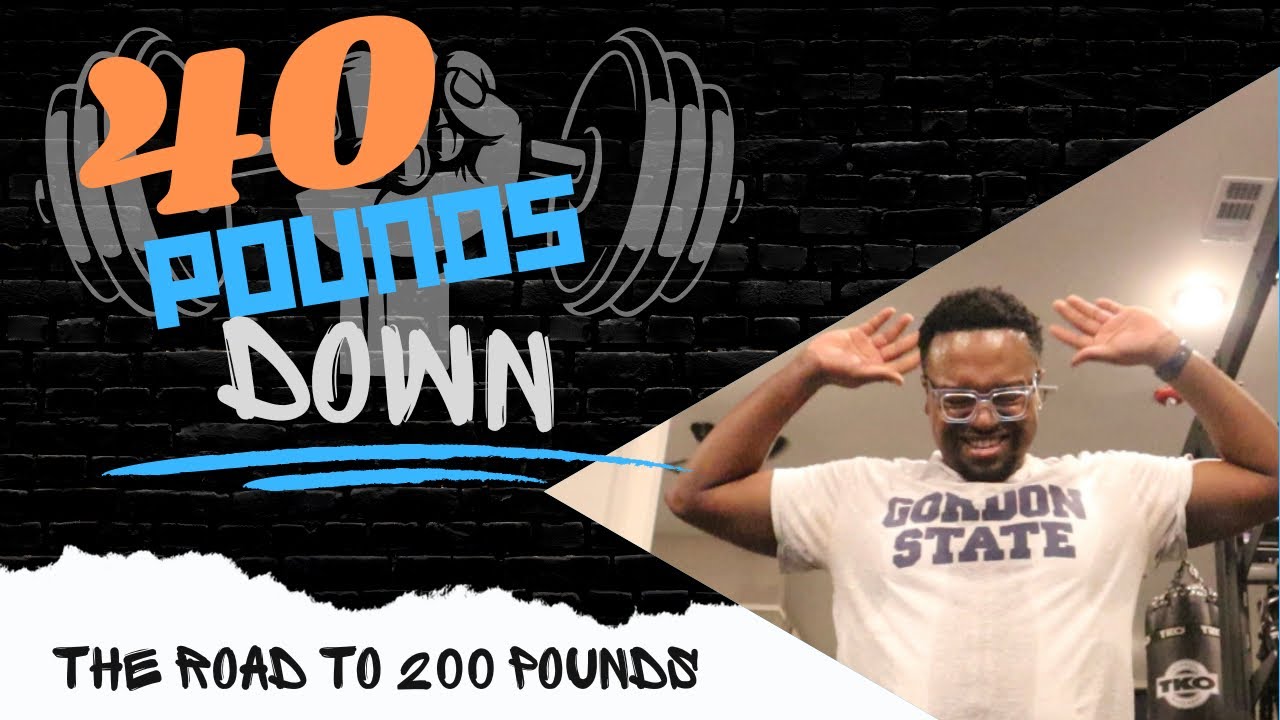 How I LOST 40 Pounds in 4 months!