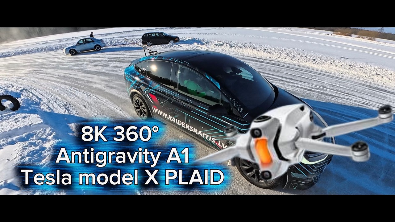 8K 360° Flight with the World’s First 360° Drone | Antigravity A1Tesla model X PLAID