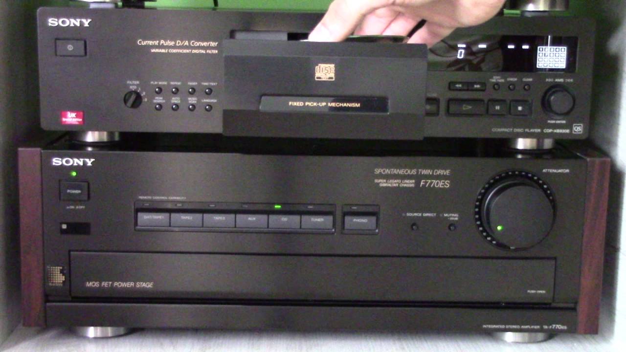 sony ta  f770es sony CDP XB930E QS