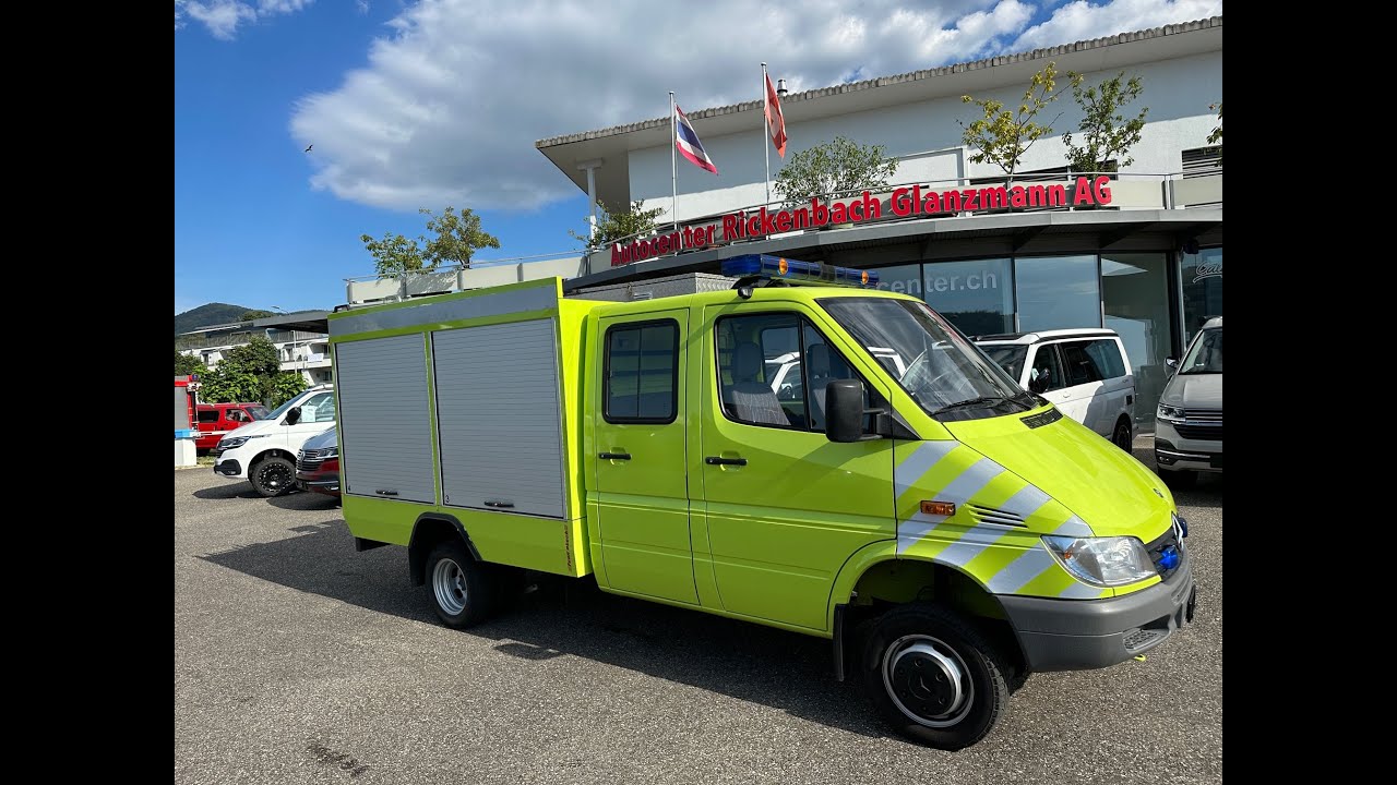 MERCEDES-BENZ Sprinter 156 PS 4x4 mit Diffsperre 416 CDI Handschalter (Br&uuml;cke Doppelkabine)