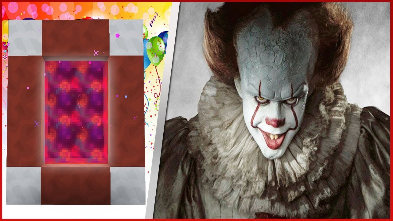 COMO FAZER UM PORTAL PARA O MUNDO DO IT - A COISA ! - Minecraft