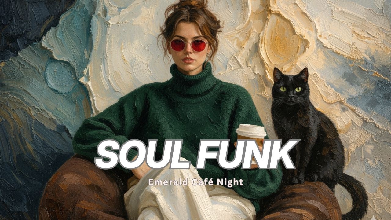Soul Funk Groove | Work • Study • Focus | Lofi Background Music | Emerald Café Night
