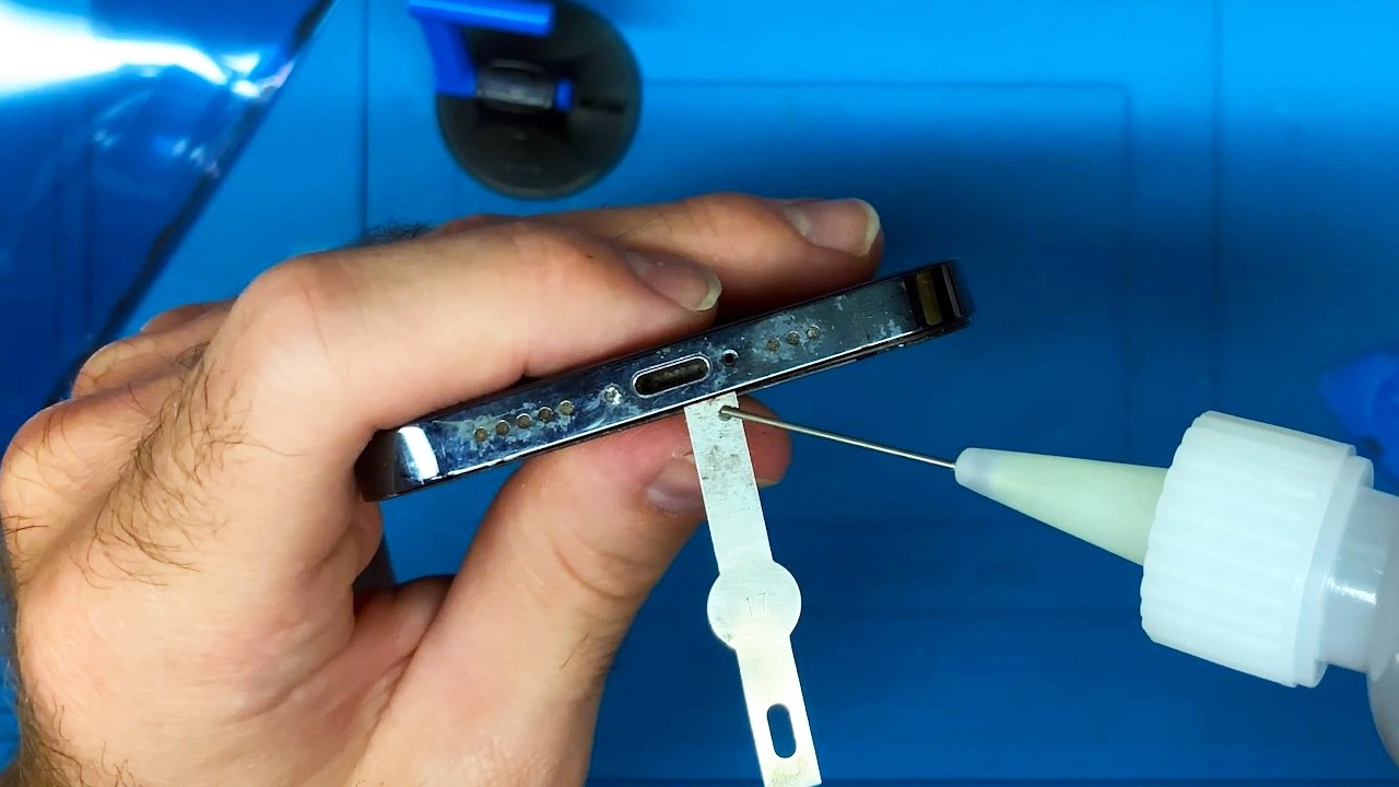 iPhone 12 Pro Screen Repair with a Stripped Pentalobe Screw
