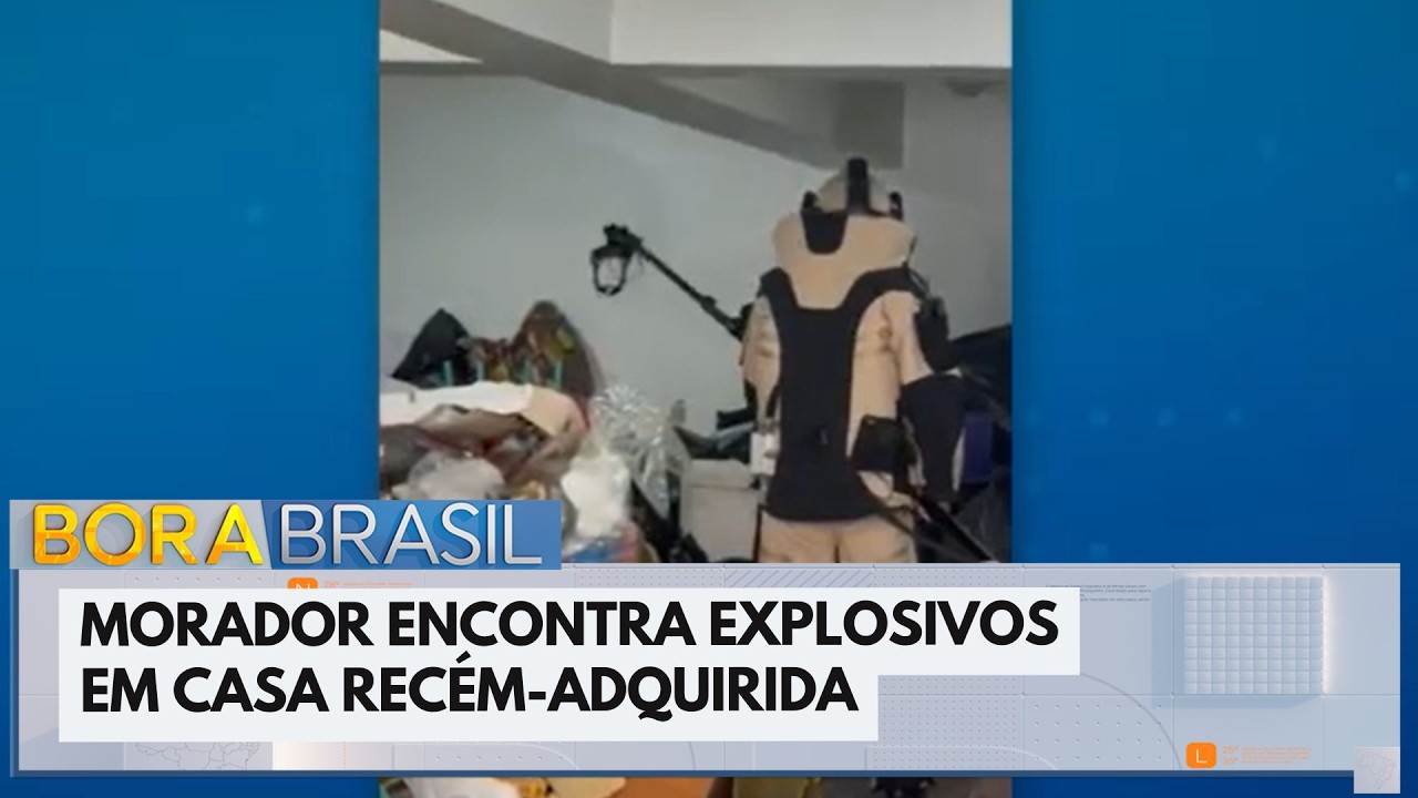 Morador encontra explosivos em casa recém-adquirida | Bora Brasil