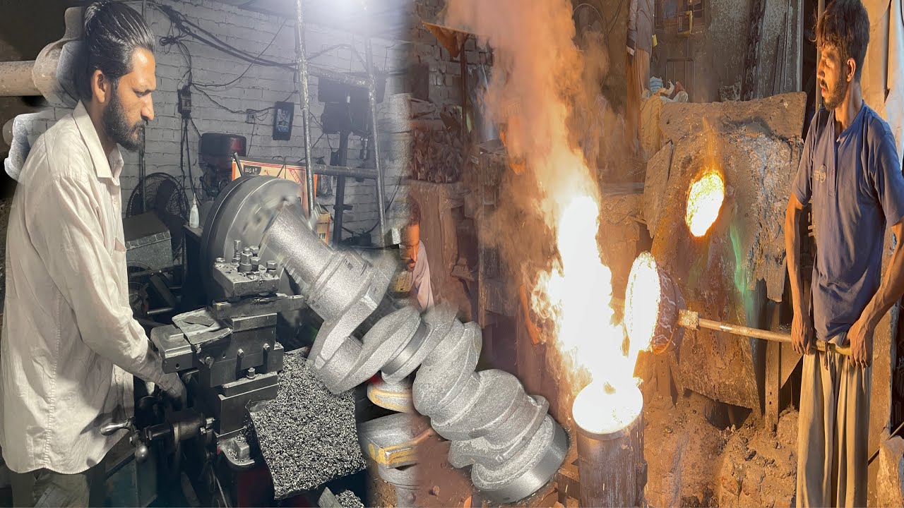 Crafting Precision || The Art of Car Crankshaft Manufacturing || How Guys Make Car Engine Crankshaft