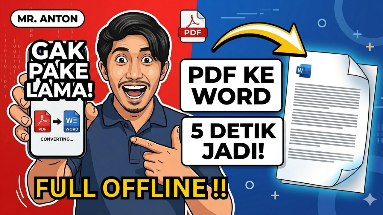 Cara Mudah Merubah PDF ke Word | Tips Microsoft Office