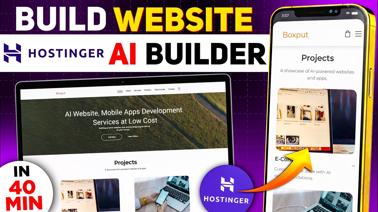 Build a Website in 40 Minutes with Hostinger AI Website Builder