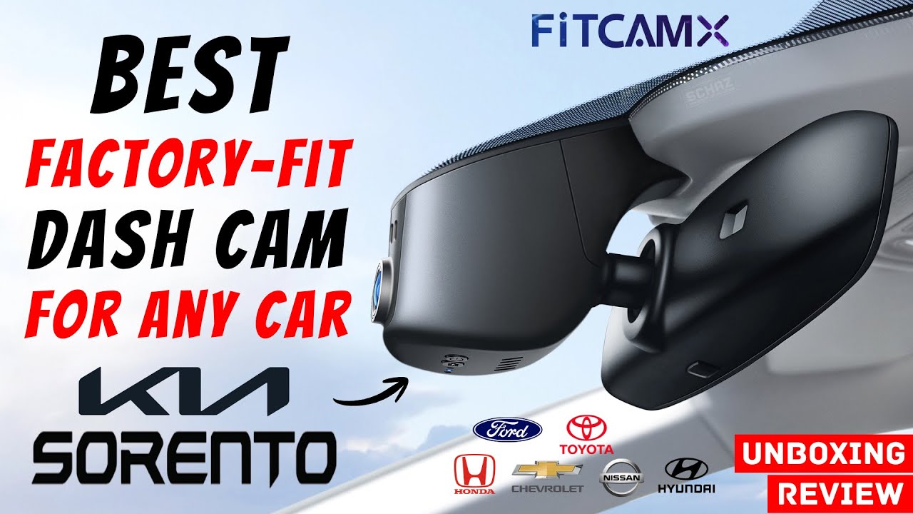 Best Factory-Fit Style 4K Dash cam  |  FiTCAMX Original-Fit Dash Cam for Any Car  |  UNBOXING REVIEW