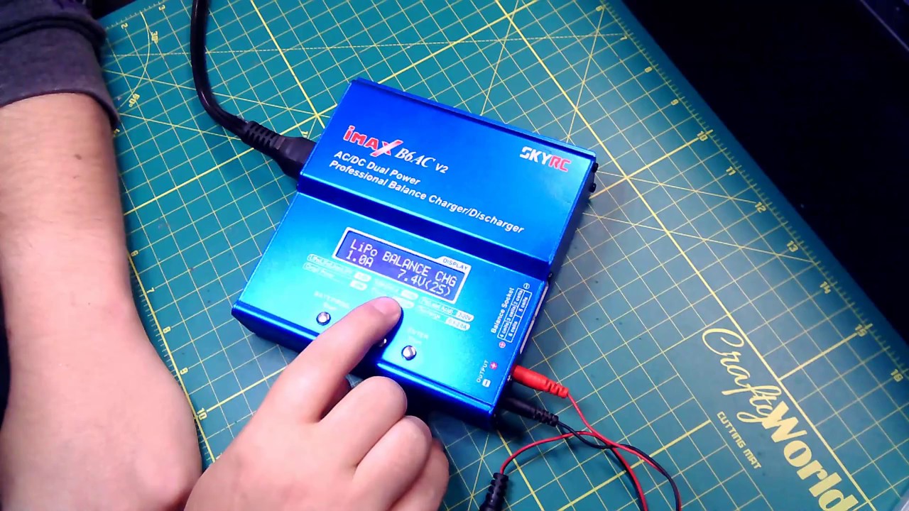 Fatshark Battery Charging on B6AC v2 (Updated)