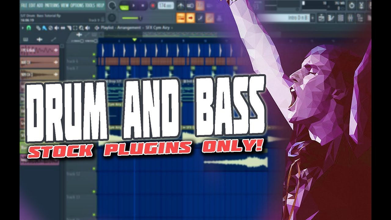 How To Make Simple DRUM AND BASS MUSIC Using Stock Plugins Only | FL Studio