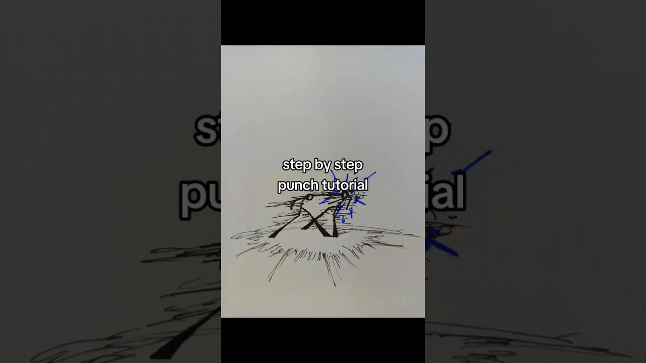 punch tutorial #drawmaster #stickman