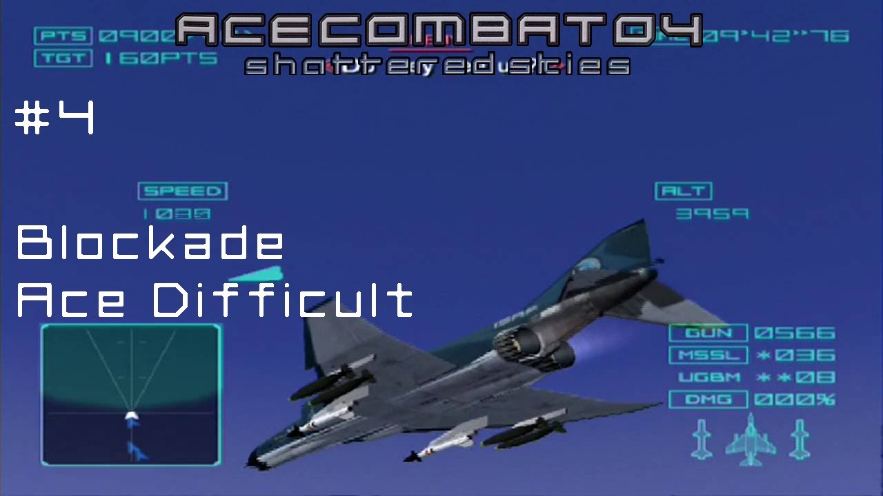 Blockade (Ace Difficult) - Ace Combat 04 Playthrough #4
