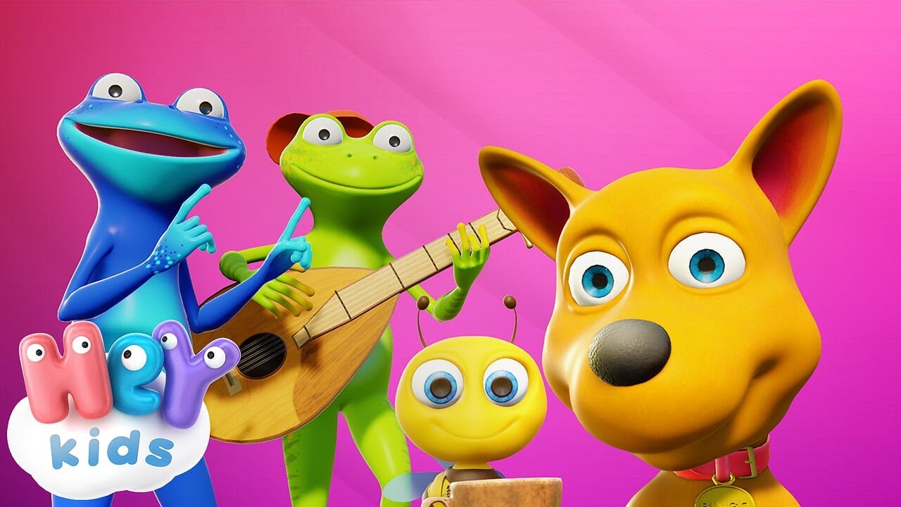 Žabe 🐸 Krok Krok Diri Diri Dam - Pesme za bebe | HeyKids