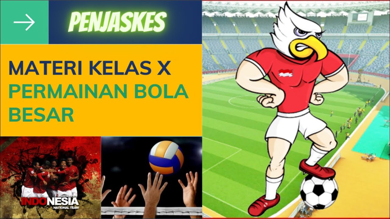 MATERI PENJASKES KELAS X SMA/SMK_Keterampilan Gerak Dasar Permainan Bola Besar (Sepak Bola) Part 1