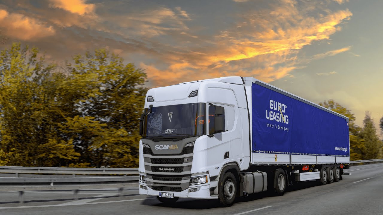 Realistic Driving Scania 460R Super Euro Truck Simulator 2 POV Drive 4K 1.57+Wheel Cam