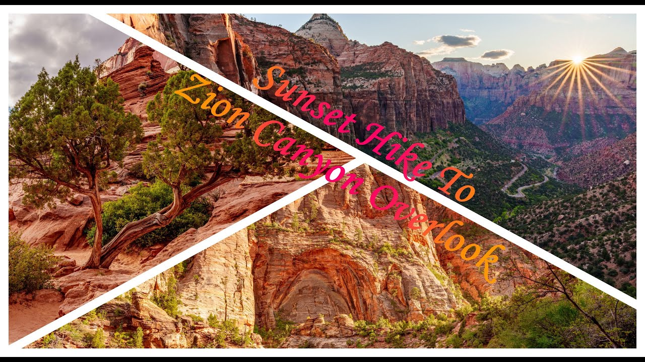 Sunset Above the Canyons | Hiking Zion’s Canyon Overlook Trail
