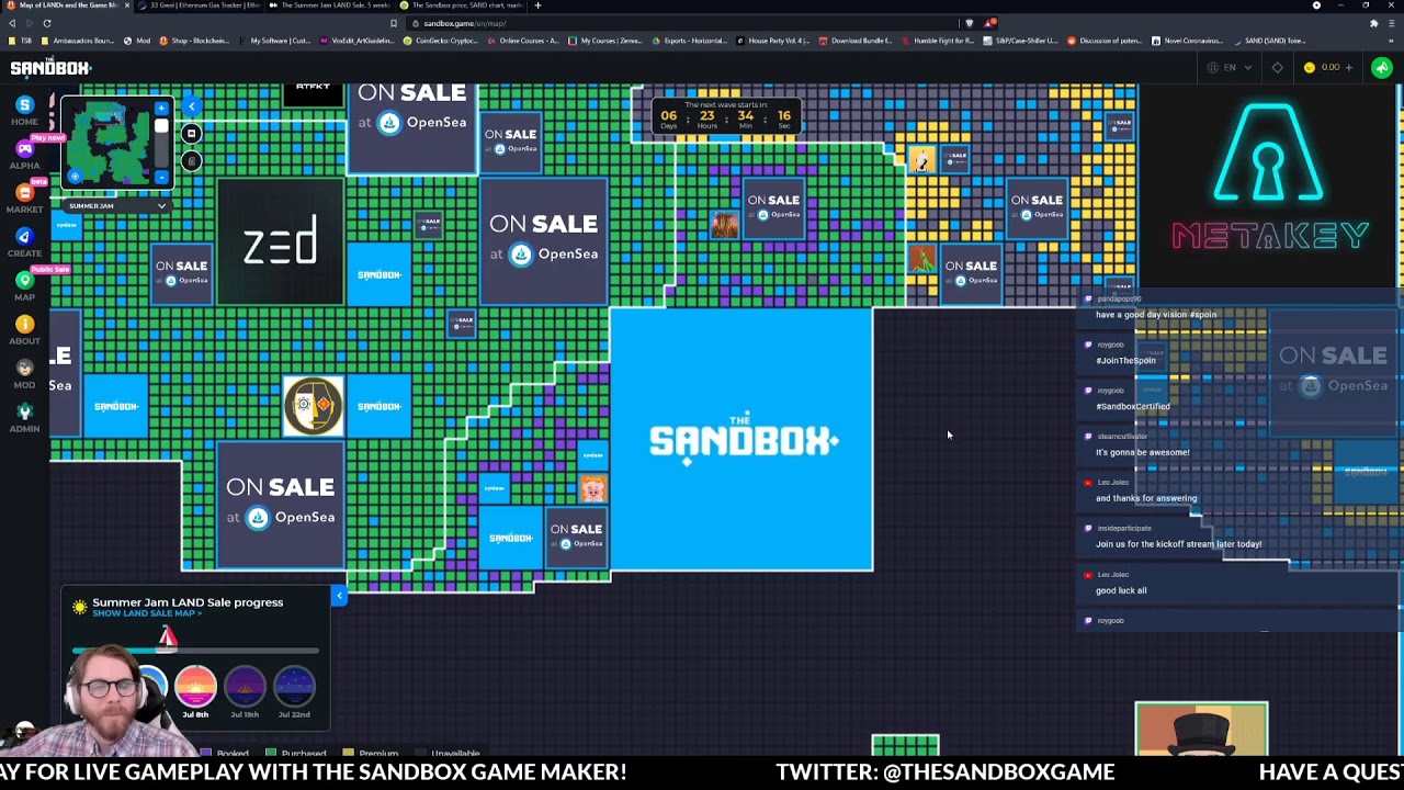 HOT HOT HOT Summer Jam - LAND Sale #3 AMA: The Sandbox Live Streams