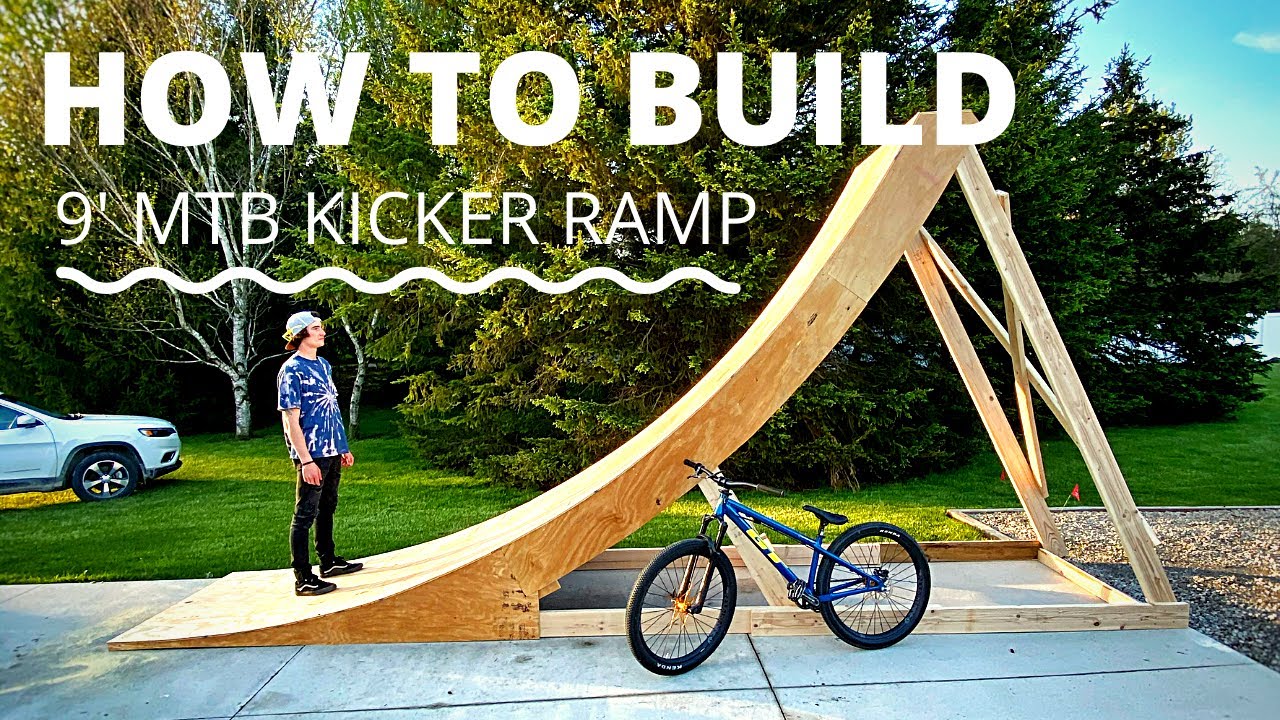 Building a 9ft MTB Slopestyle Kicker Ramp
