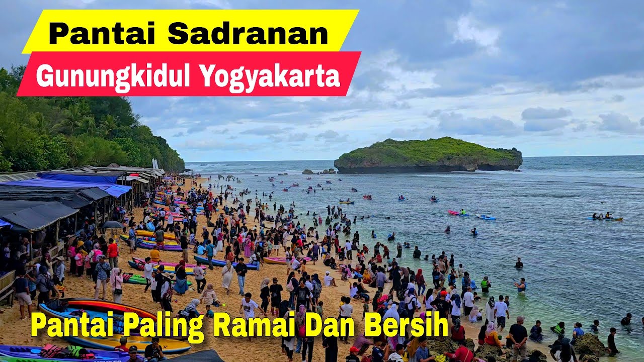 PANTAI SADRANAN GUNUNGKIDUL YOGYAKARTA | WISATA JOGJA TERBARU