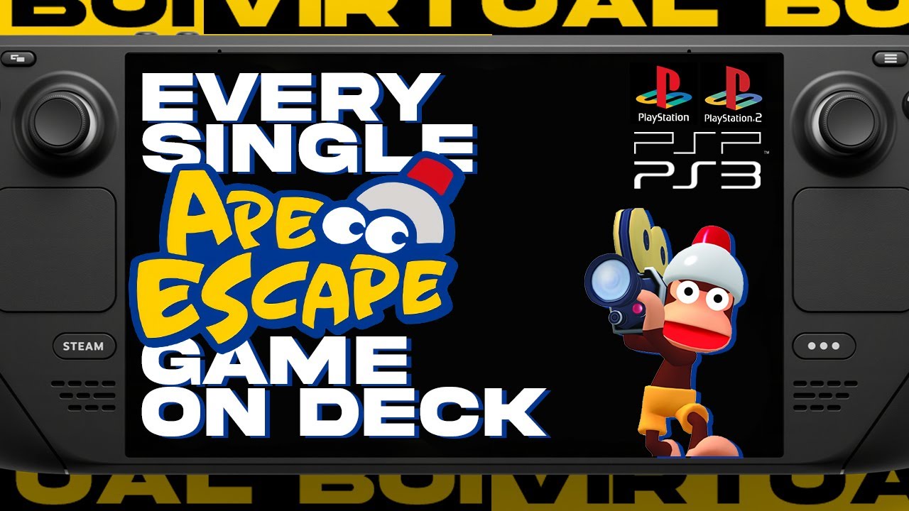 Reviewing Every APE ESCAPE Game on Steam Deck