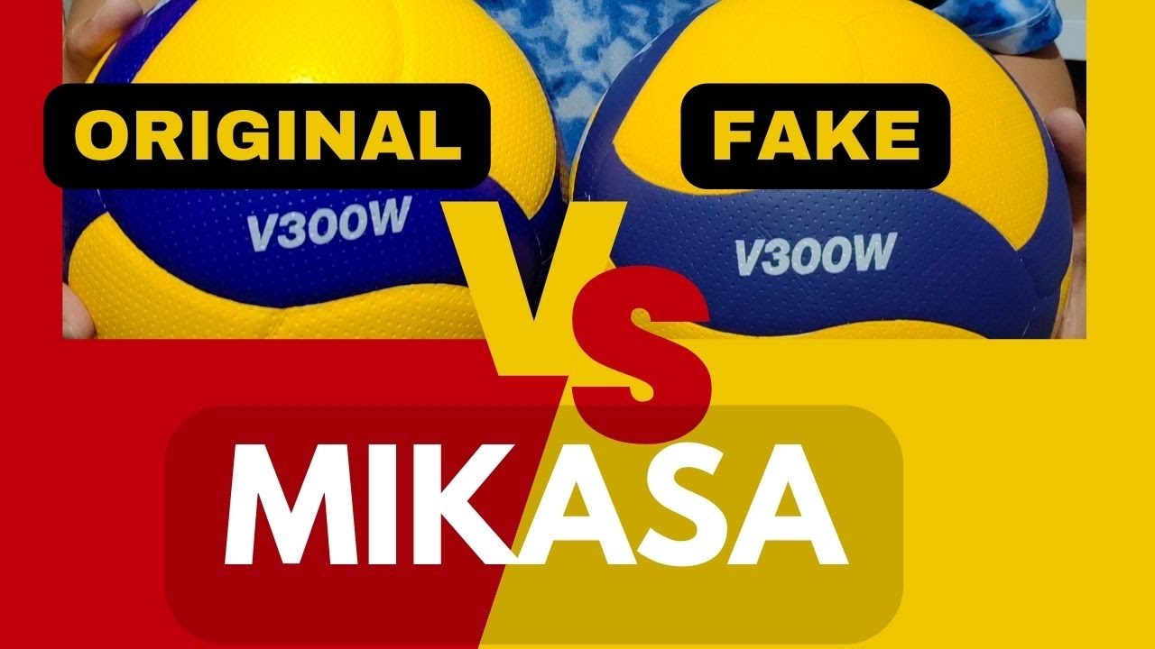 Mikasa Volleyball V300W Original vs Fake Mikasa V300W