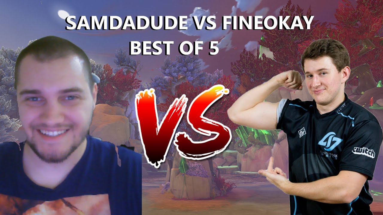 BEST OF 5 WITH PRO SOLO LANER FINEOKAY EPISODE 2 - Custom 1v1 Duel with Pros! - SMITE