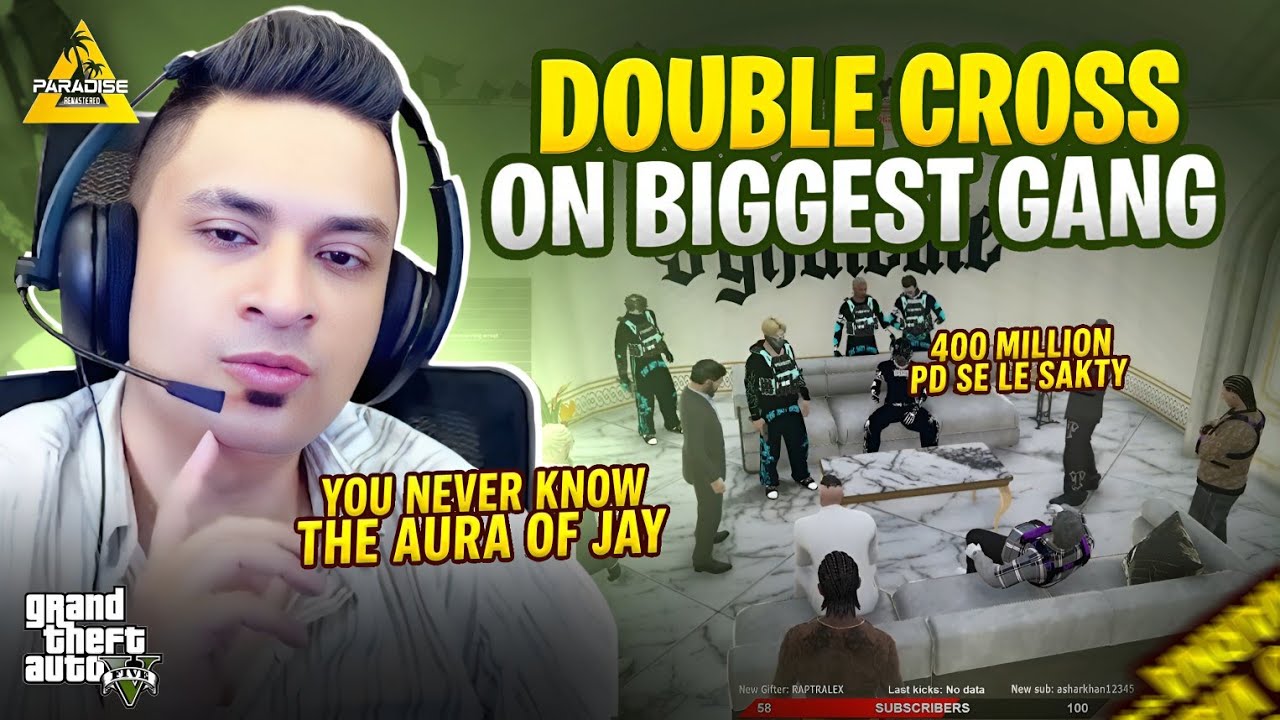 DOUBLE CROSSING ON BIG GANG 😎 GTA 5 RP GAMEPLAY | MRJAYPLAYS