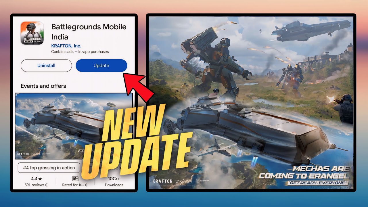 BGMI NEW UPDATE IS HERE - UPDATE 3.2 IS HERE HOW TO UPDATE BGMI IN IOS & ANDROID @ParasOfficialYT