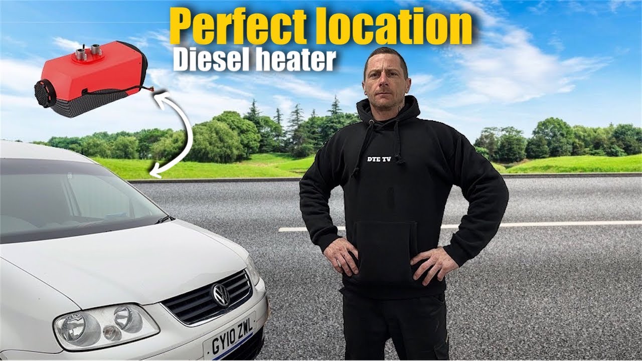 The perfect diesel heater location for a Vw caddy