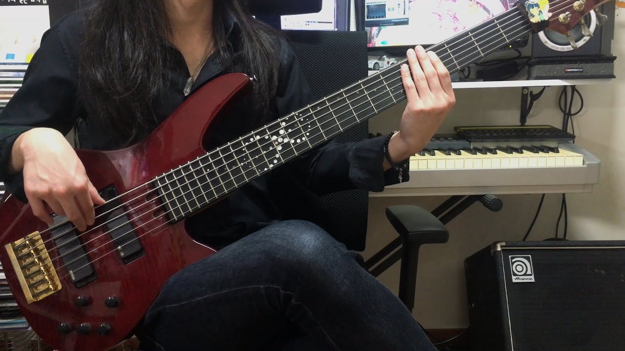 【Dream Theater】 『Overture1928 + Strange deja vu』 Bass cover with John Myung Signature Bass