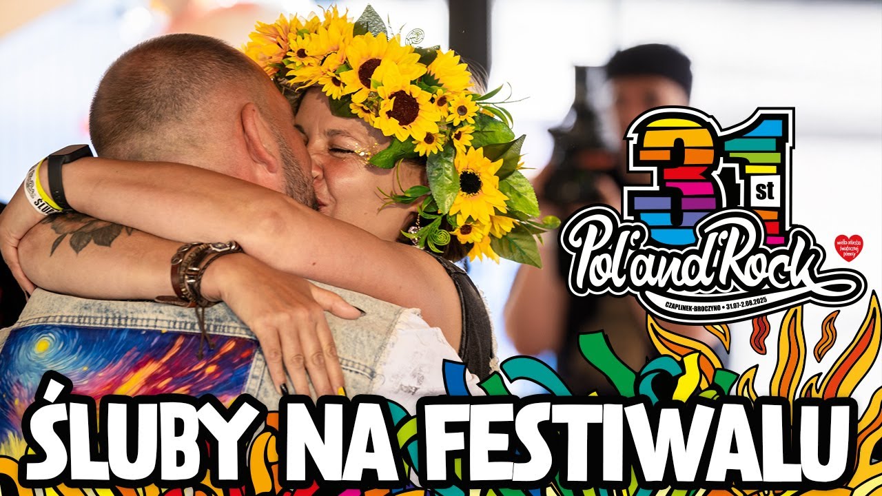 10 par wzięło ślub na #polandrock2025