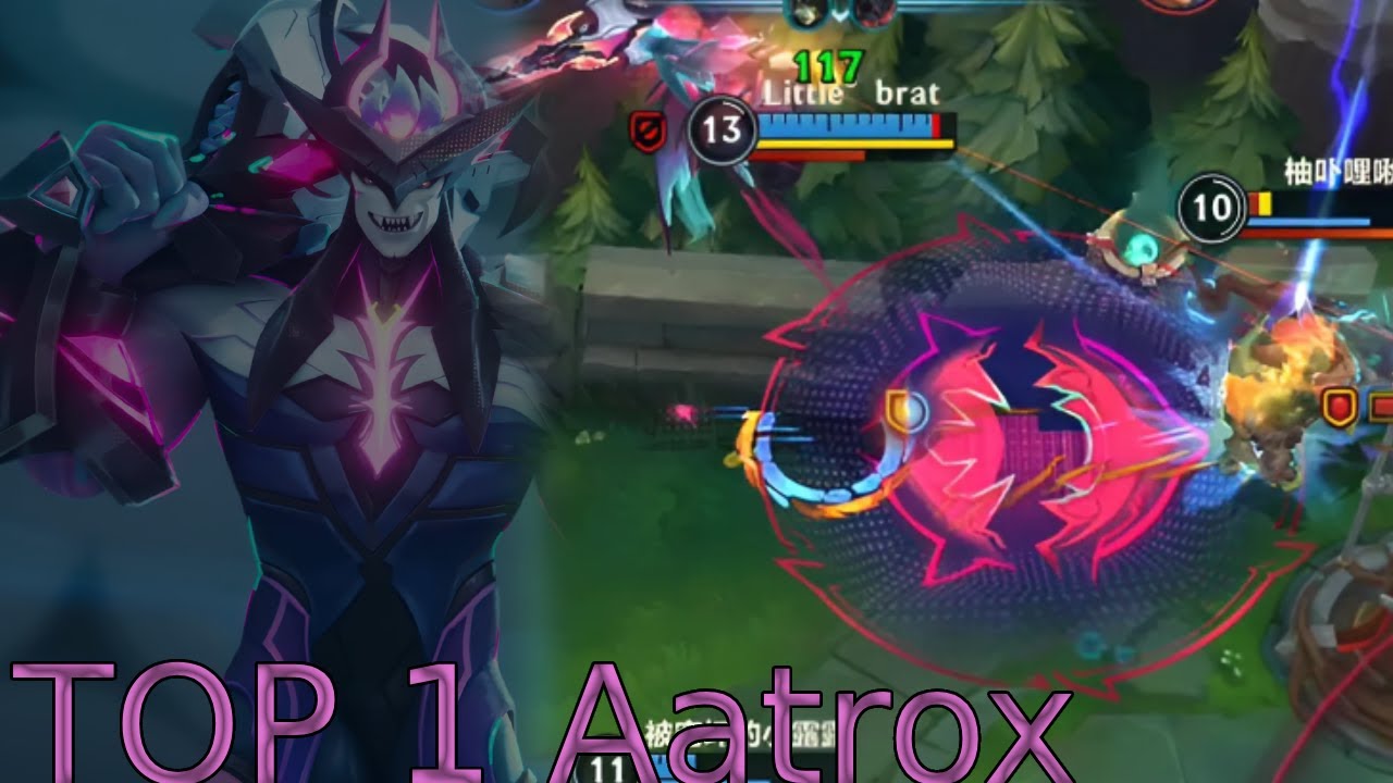 Wild Rift Aatrox - Top 1 Aatrox Gameplay Rank Season 14