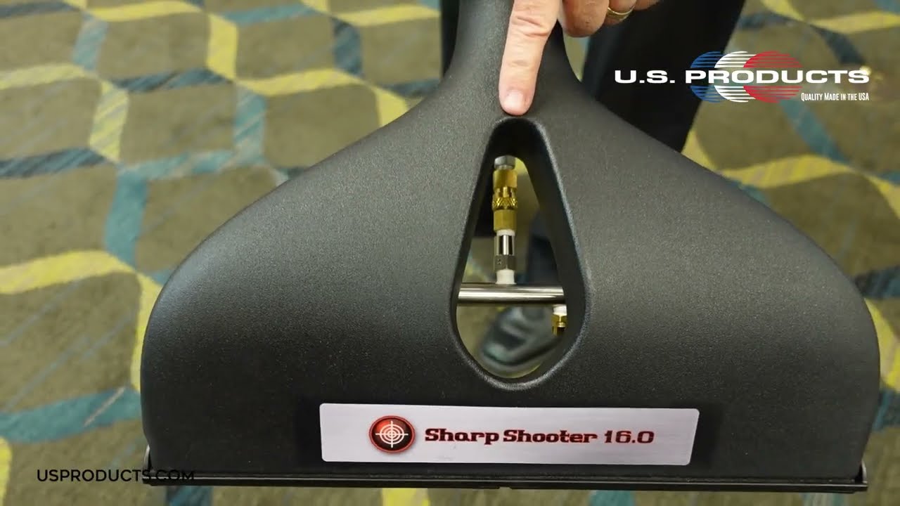 Lightening Fast Dry Times! U.S. Products Sharp Shooter 16.0 Professional Carpet Wand