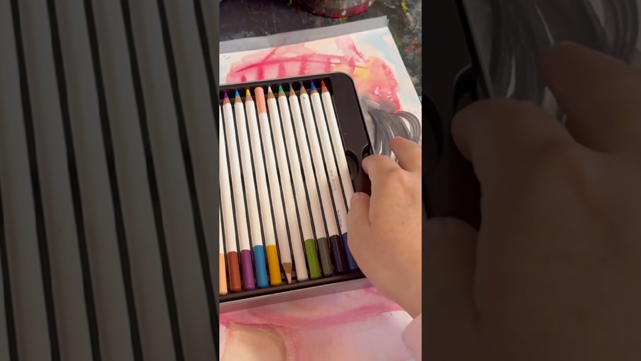 Que l&aacute;pices Acuarelables uso?#paintingforbeginners #watercolorpaintingforbeginners #watercolor
