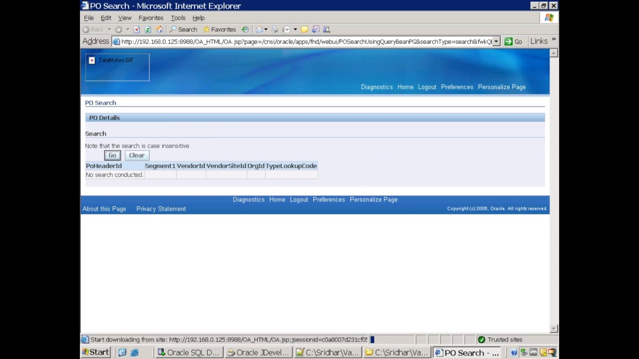 OAF- DML Operations Using Entity Object - Session -1