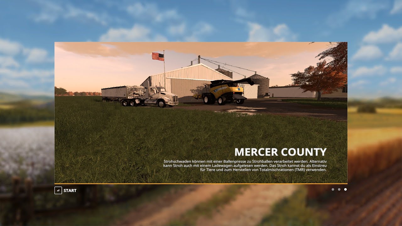 FS19 Mercer County Ohio Fly Thru