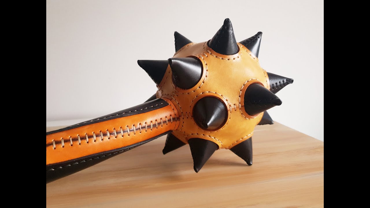 Leather Mace Tutorial - Morning Star Leather Pattern