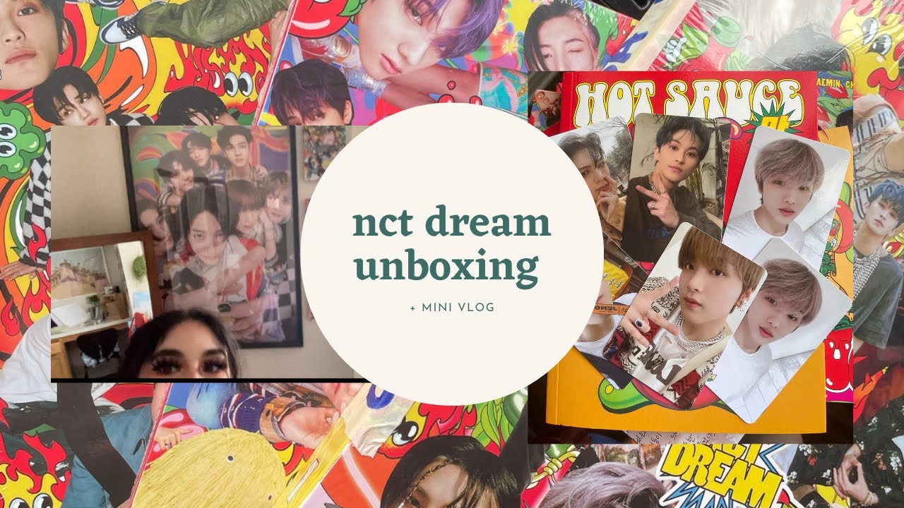 unboxing nct dream + mini vlog !!