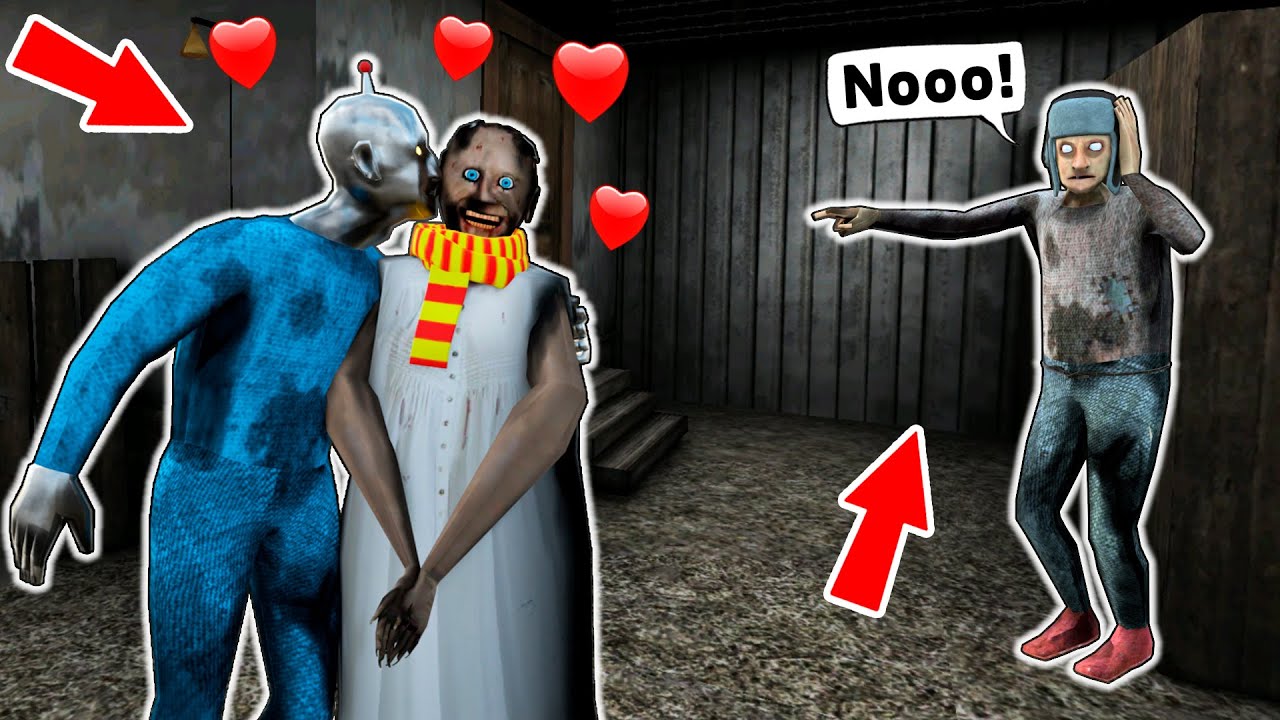 Robot Grandpa loves Granny vs Grandpa - funny horror animation parody (p.212)