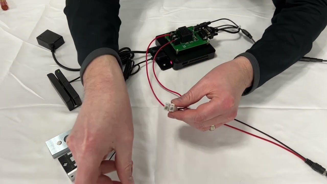 Connecting Magnetic Lock to Moose Key Card Access System by MGS Software Solutions