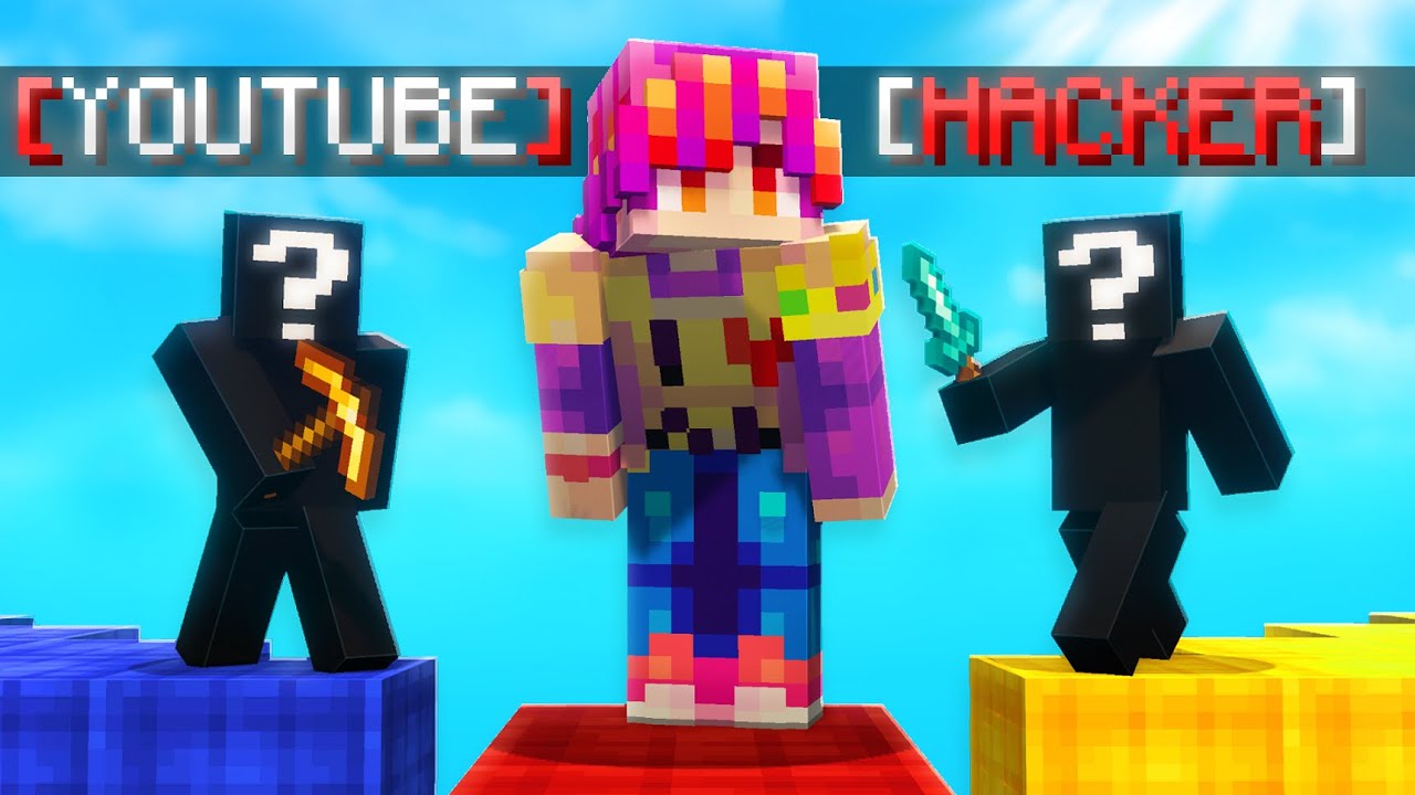 Clutching on STREAMER and HACKER in Bedwars (+ New Shaders Test)