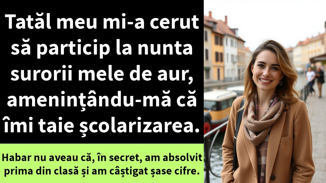 Tatăl meu mi-a cerut să particip la nunta surorii mele de aur, amenințându-mă că îmi taie