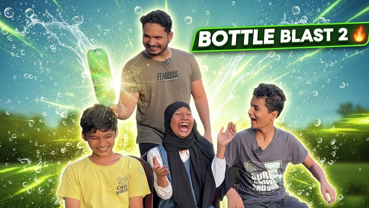 Who Got Blasted First? 😂 | Bottle Blast 2 | Beary Language + Full Fun Edition