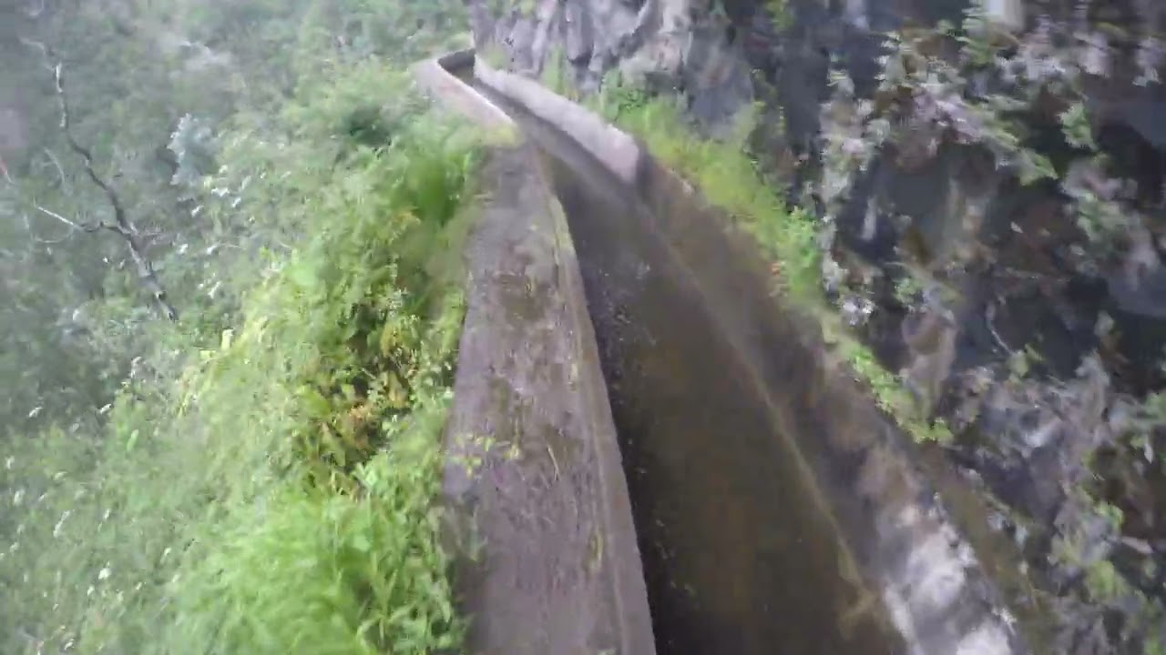 Levada Dos Tornos, uphill from Curral Dos Romeiros to the tunnel to Pisão