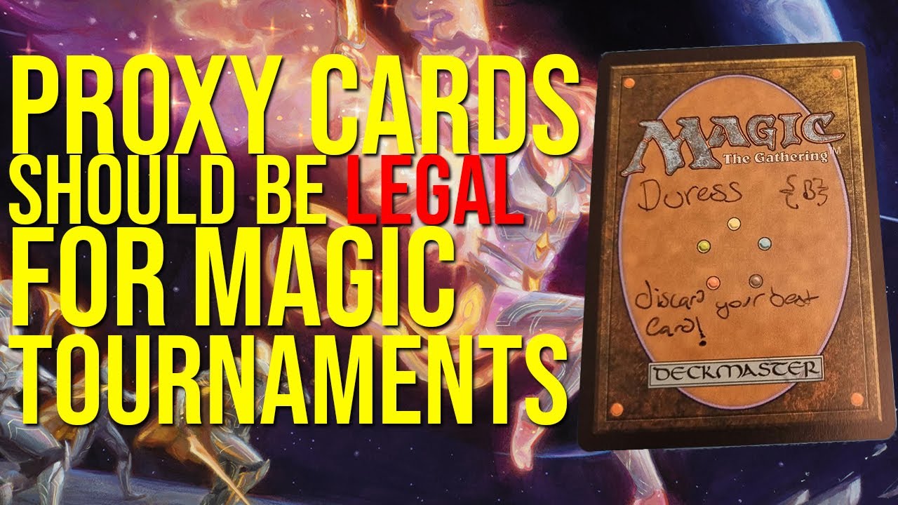 Использование прокси-карт должно быть разрешено на турнирах по Magic.