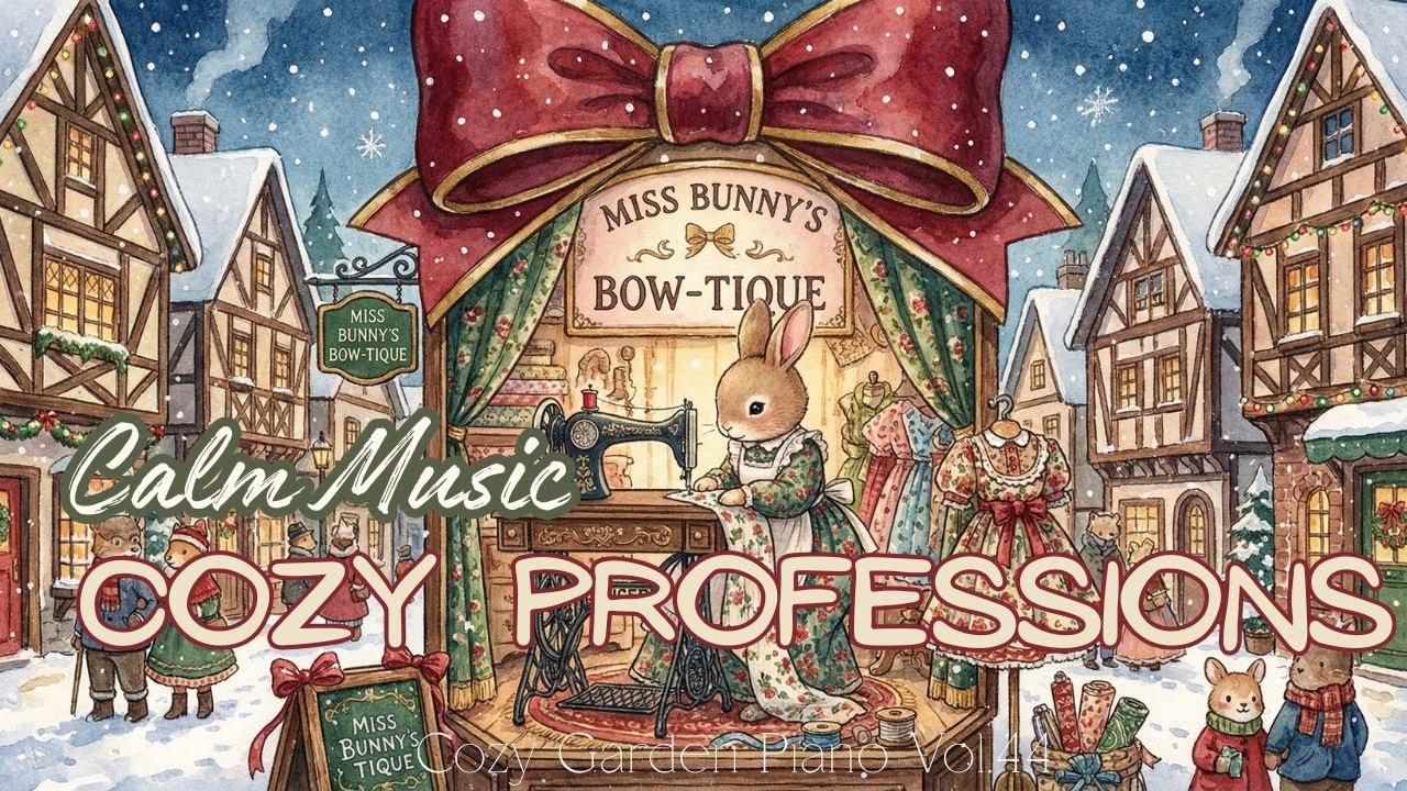 A Gentle Storybook Universe 🐿️🦦 Calm Instrumental Music & Whimsical Animal Professions