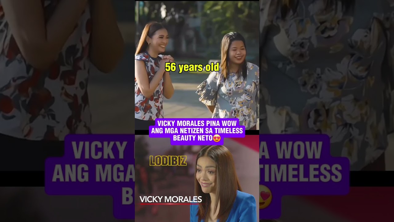 VICKY MORALES, DINAGSA NG PAGHANGA! 56 YEARS OLD PERO PARANG DI TUMATANDA!#shortvideo #viral #shorts
