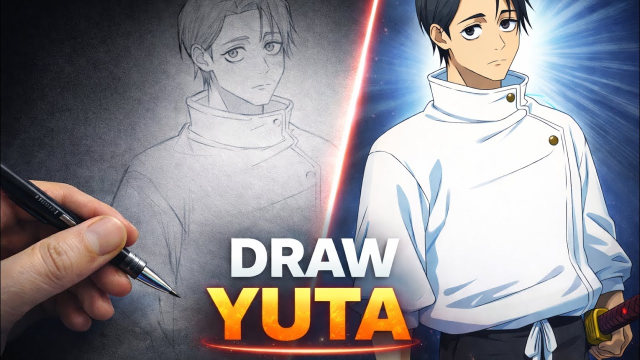 Speed drawing yuta/jujustu kaisen drawing